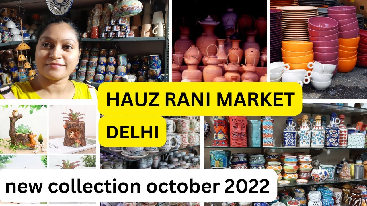 HAUZ RANI MARKET || NEW COLLECTION || HOME DECOR MARKET IN DELHI || MURMU COUPLE