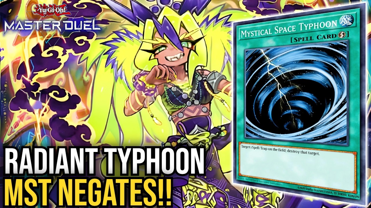 Yu-Gi-Oh! MASTER DUEL | RUNICK RADIANT TYPHOON - Mystical Space Typhoon [Ranked Gameplay]