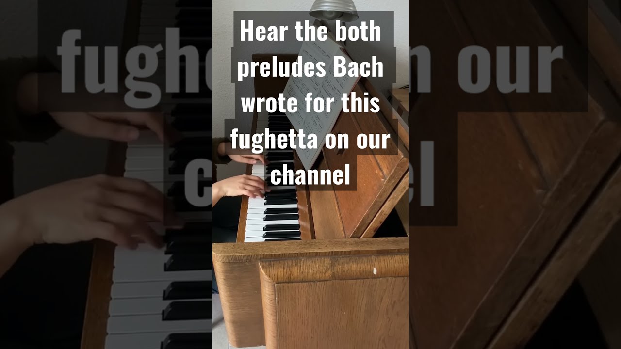 Johann Sebastian Bach Fughetta in G Major BWV 902/902a