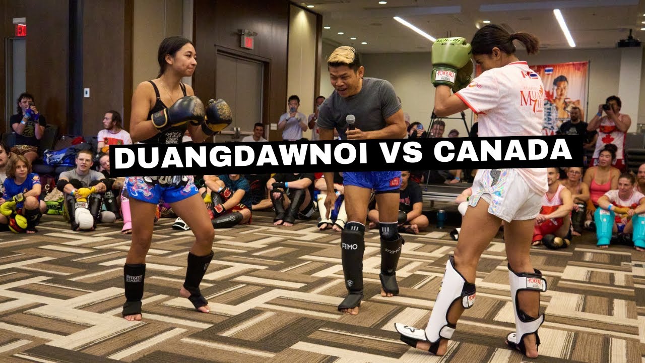 Female Muay Thai Star Shines Vs Canadian Athletes