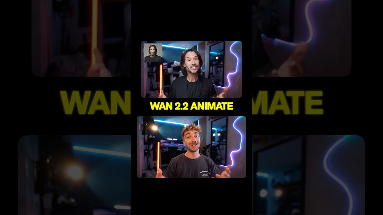 AI is getting crazy 🤯 WAN 2.2 Animate allows instant face swap #AI #aitools #aivideo #videoediting