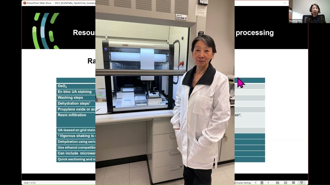 Rapid processing of monolayers and small tissue specimens...works perfectly.