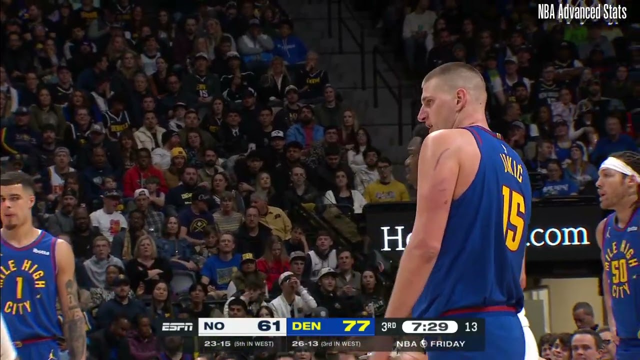 Jonas Valanciunas 17 pts 6 reb 1 ast vs Denver Nuggets | 2024-01-12