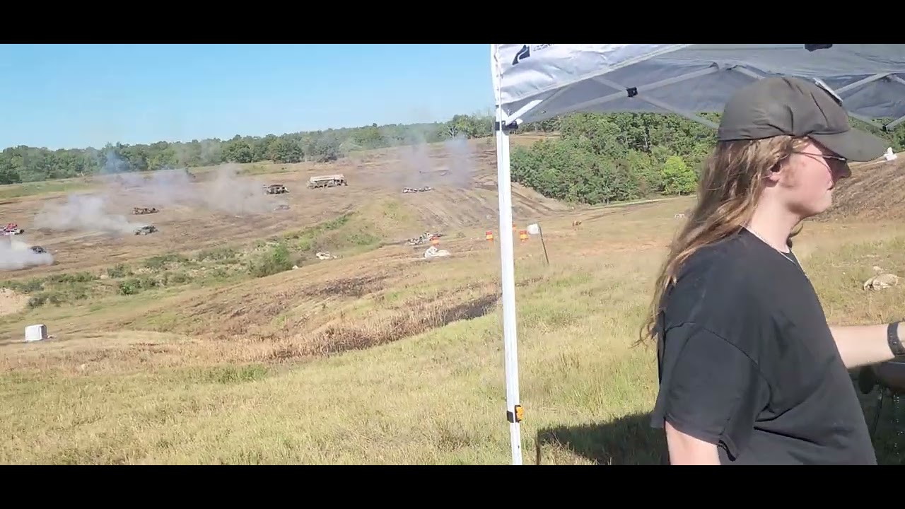 Range day in Oklahoma. Civilians enjoying thier weapons of war. O.F.A.S.T. S. MACHINE GUNS