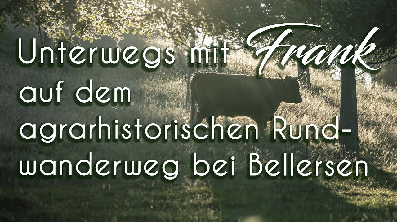 Unterwegs mit Frank auf dem agrarhistorischen Rundwanderweg bei Bellersen