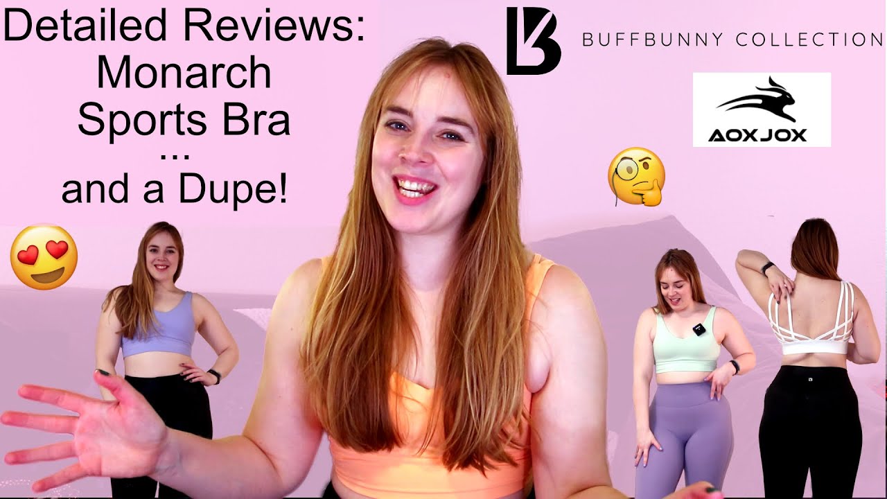 Detailed Reviews | Buffbunny Monarch Sports Bra | All You Need To Know Ft. The Aoxjox Dupe