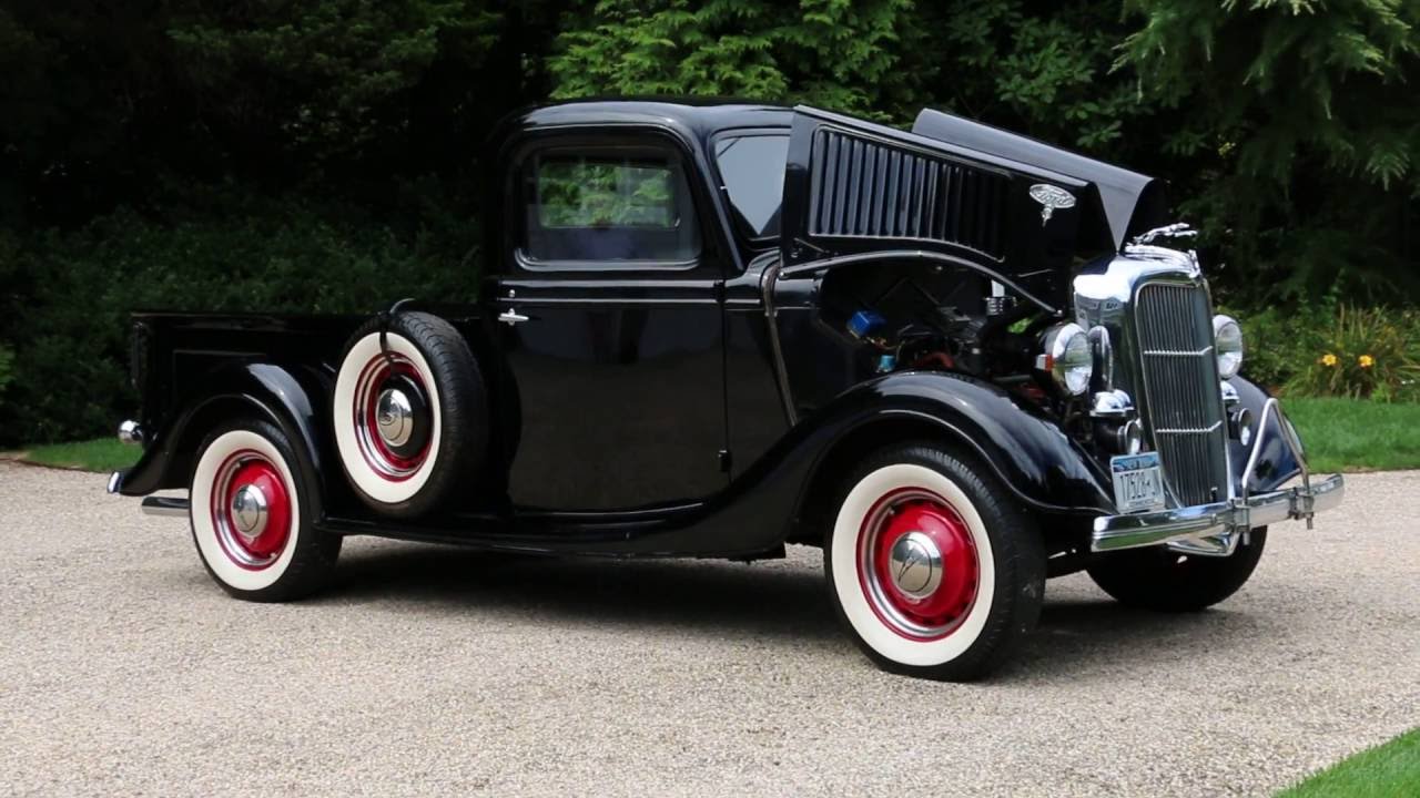 1936 Ford Pick Up For Sale~All Steel~Flathead V8~Beautifully Restored Truck
