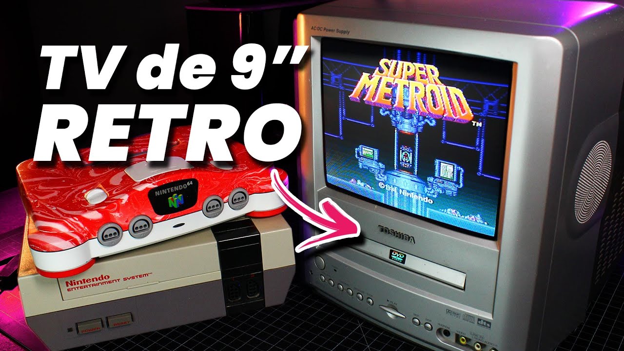 La TV de 9 pulgadas ideal para juegos RETRO - Televisión TOSHIBA 