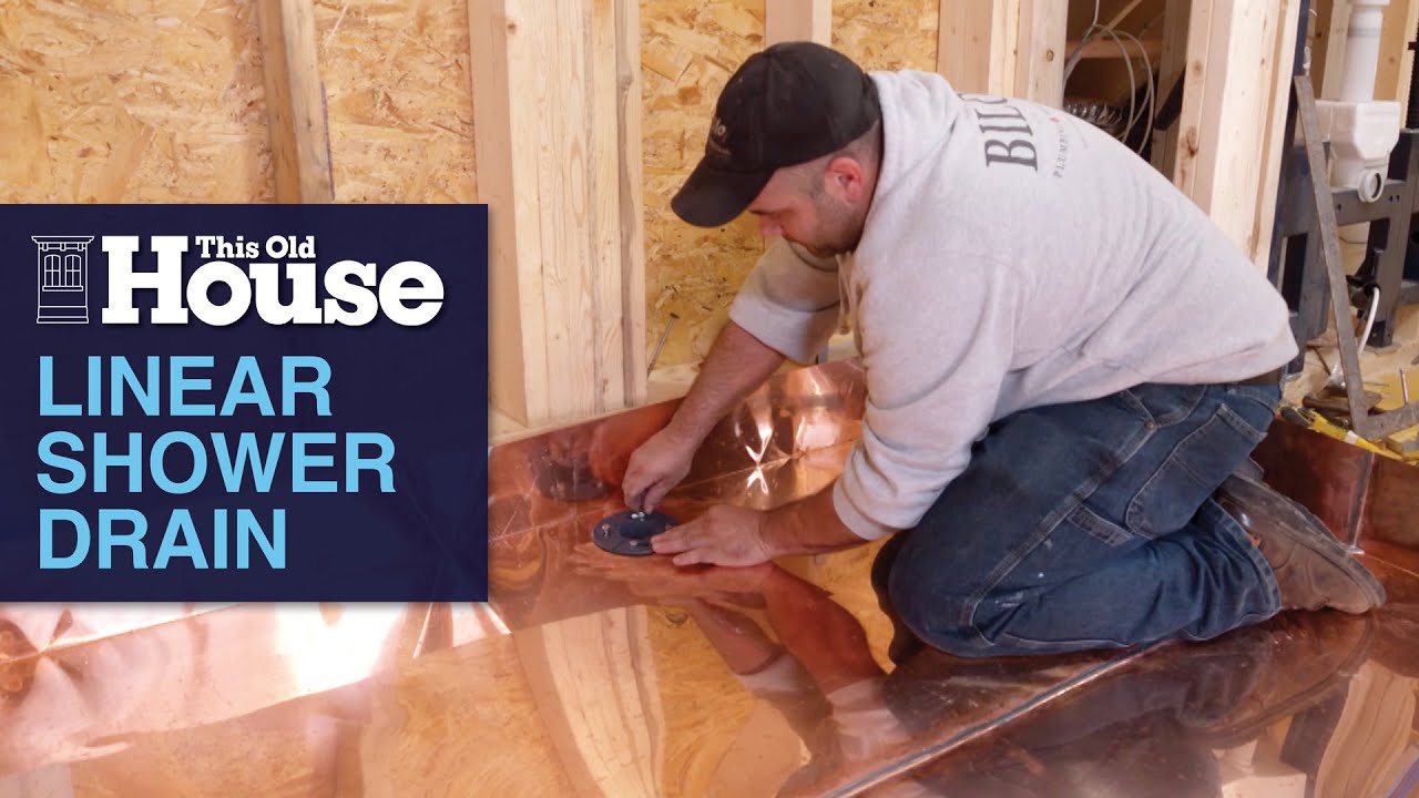 Linear Shower Drain | This Old House