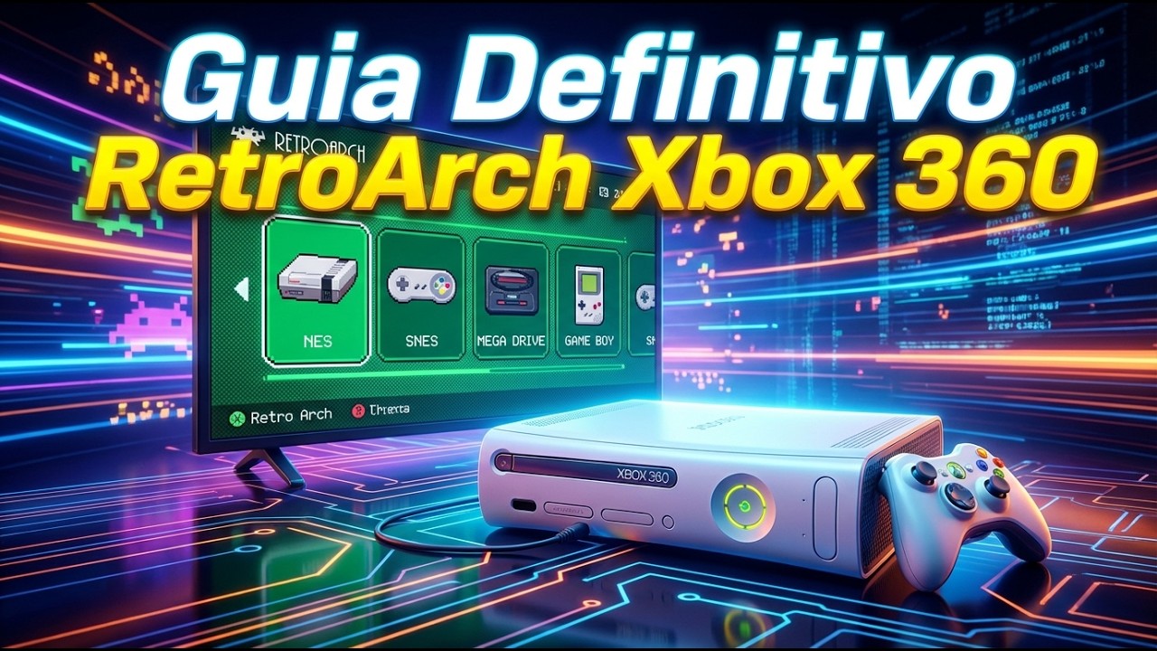 Como Usar o RetroArch no Xbox 360 | Guia Completo de Emulação