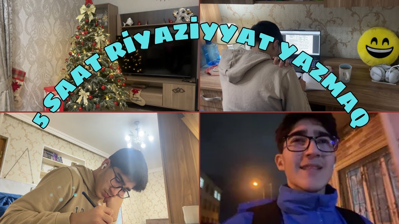 5 saat riyaziyyat yazmaq