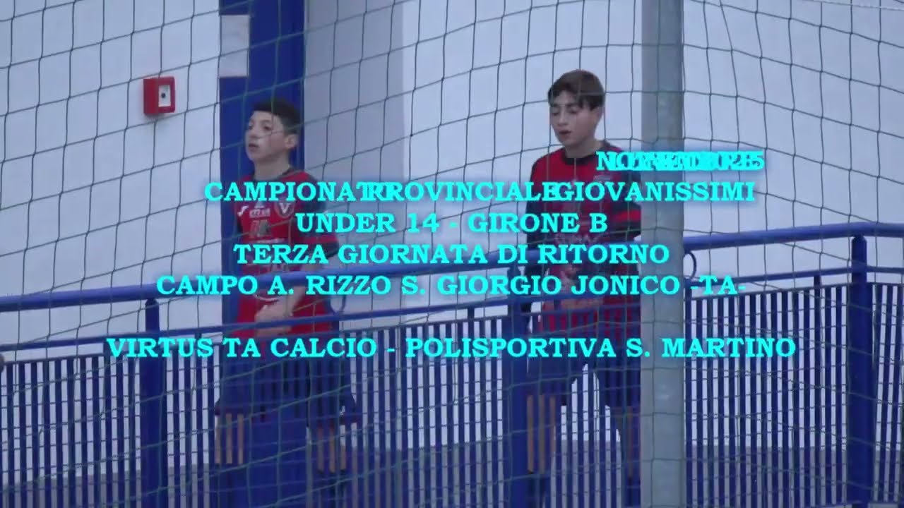 24-11-2025 CPG U14 GB VIRTUS TA CALCIO-POLISPORTIVA S.MARTINO  2-1