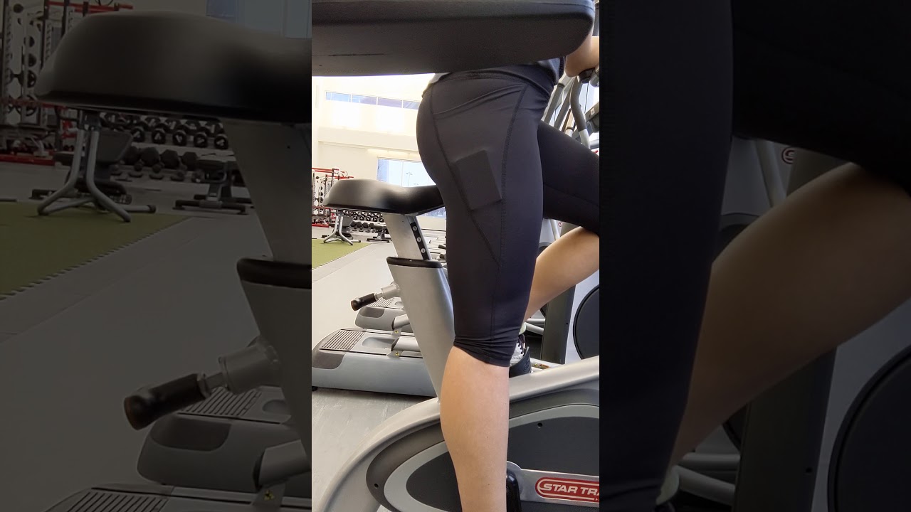 Star Trac upright bike set up