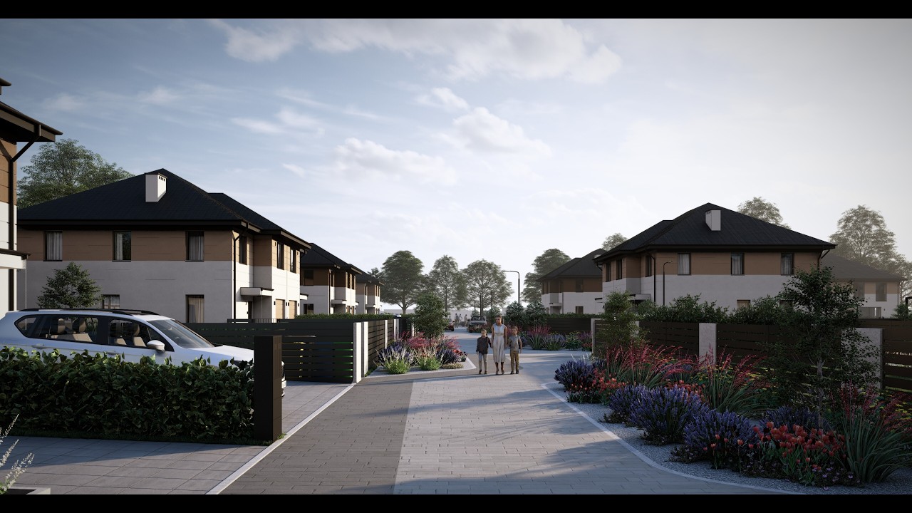 Kolumna – nowe osiedle domów jednorodzinnych | Inwestycja w realizacji