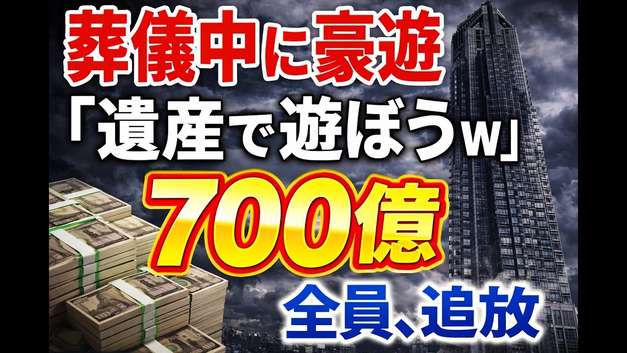 【スカッとする話】父の葬儀の日に義家族は高級海外旅行へ。夫「遺産入るし豪遊w」→700億の相続人になった私が“全員”を建物から追放した話【修羅場】