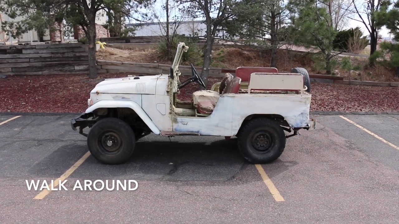 For Sale: Rare 1962 Toyota Land Cruiser FJ40 with Soft Top - Red Line Land Cruisers