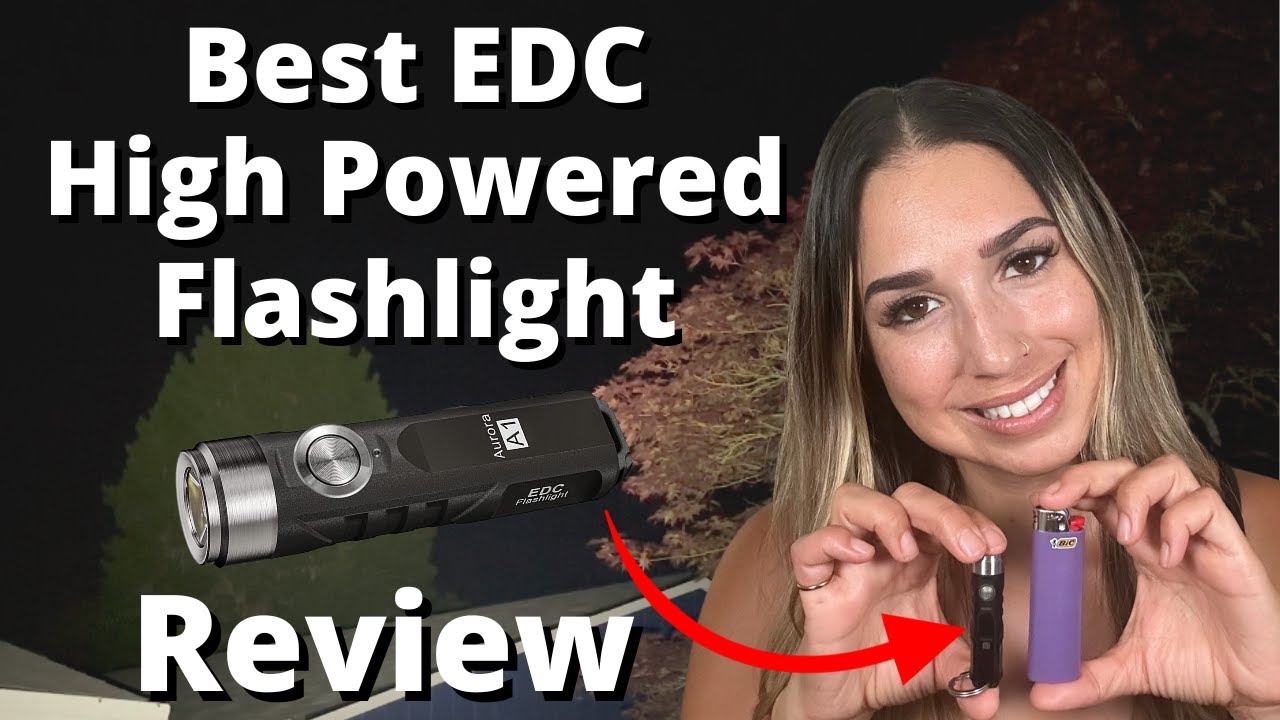 Best High Powered Brightest Flashlight For EDC! | RovyVon A1