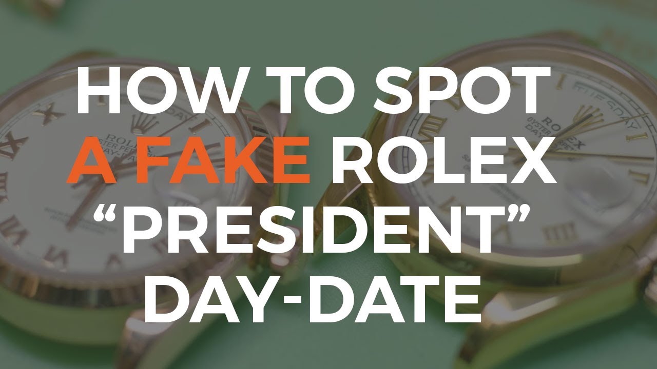 How to Spot a Fake Rolex 