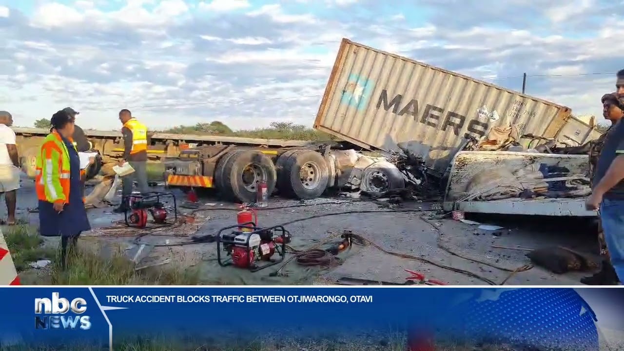 Truck accident blocks traffic between Otjiwarogo, Otavi - nbc
