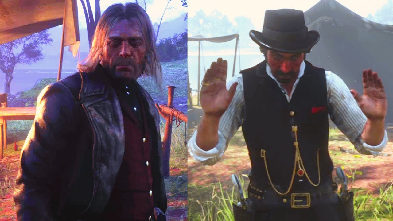 RDR2: Датч и Мика извиняются перед Артуром