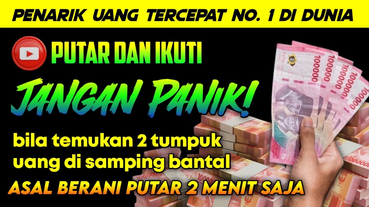 🔴ALHAMDULILLAH🤲 BARU PUTAR SEBENTAR UANG BENAR2 DATANG SENDIRI KE RUMAH, DOA KEKAYAAN NABI SULAIMAN