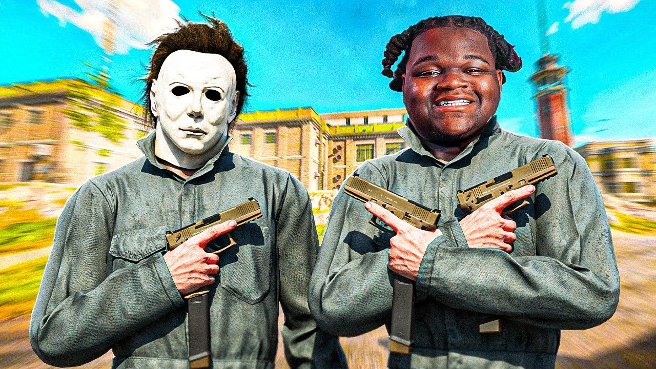 Michael Myers uses GLOCK with SWITCH on Rebirth Island