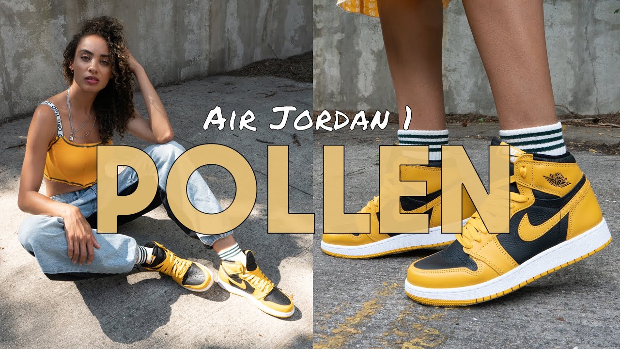 AIR JORDAN 1 POLLEN ON FOOT Review and Styling Haul: Exquisite Grade School Quality?