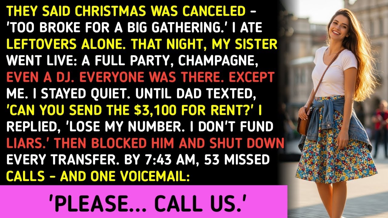 They Said Christmas Was Canceled - 'Too Broke For A Big Gathering.' I Ate Leftovers Alone. That Nigh