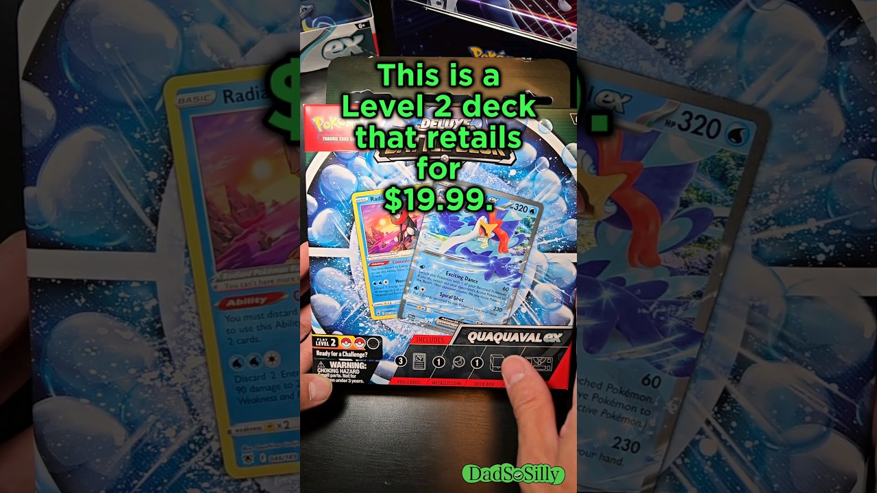 Quaquaval ex Deluxe Battle Deck #pokemontcg #unboxing