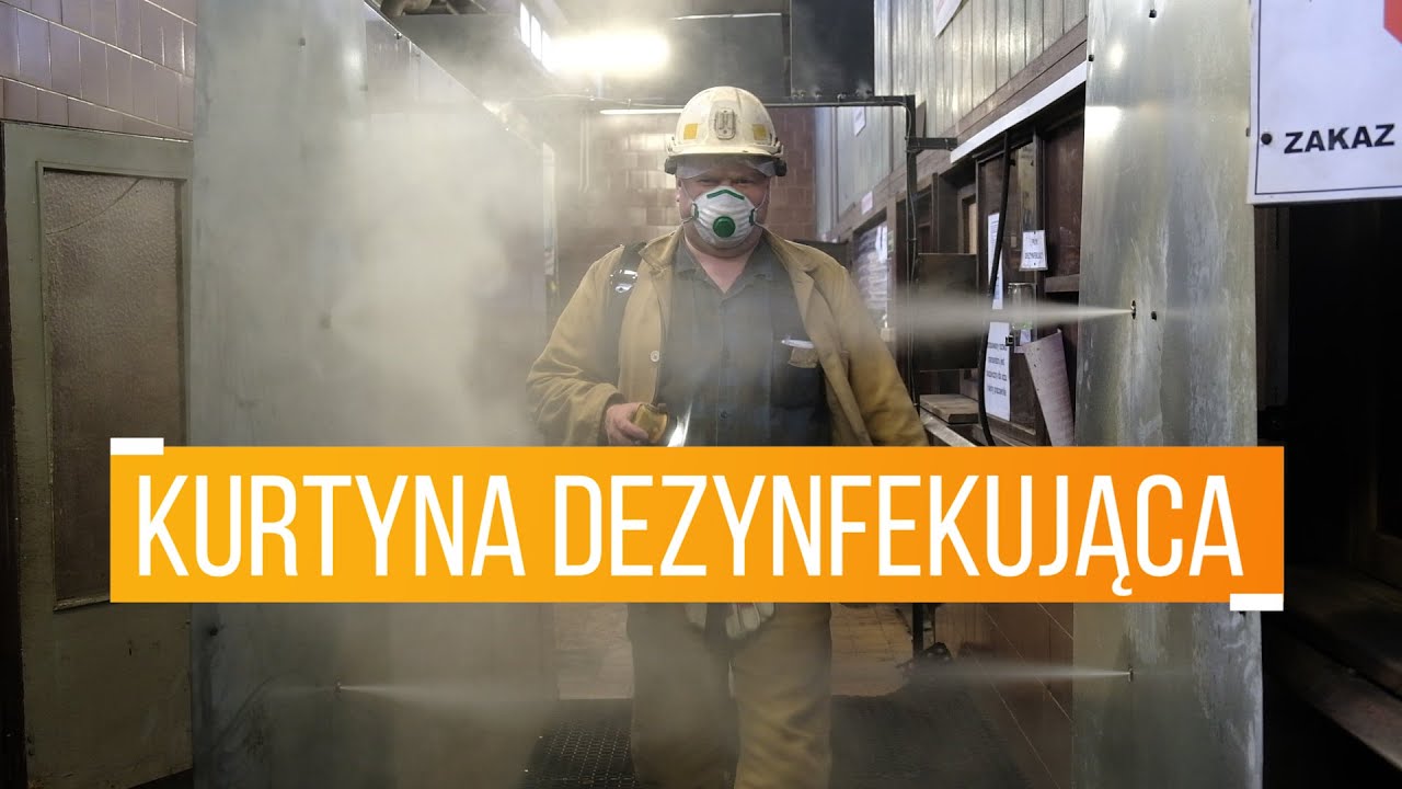 Kurtyna dezynfekująca - KWK Budryk