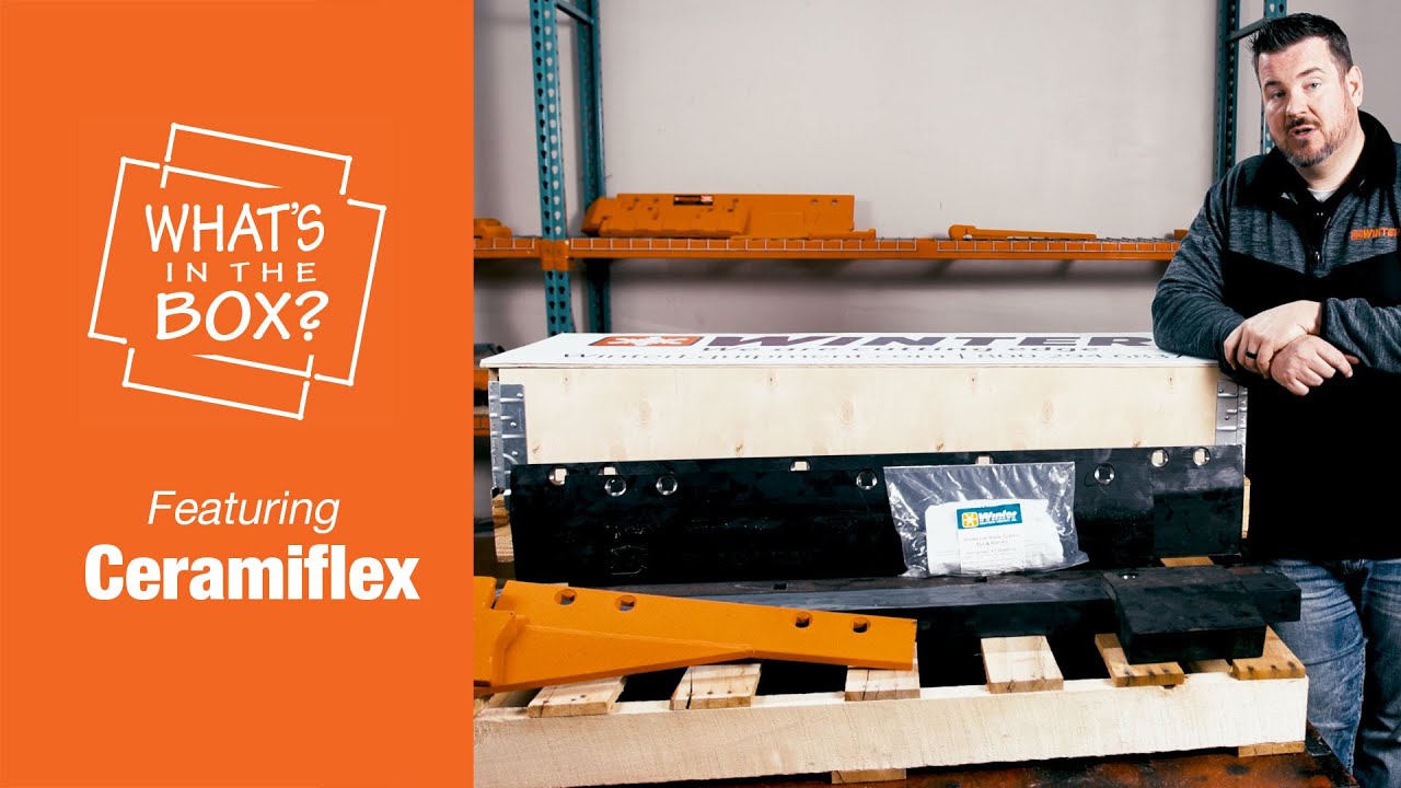 What's in the box? Ceramiflex® Cutting Edge Snow Plow Blade System