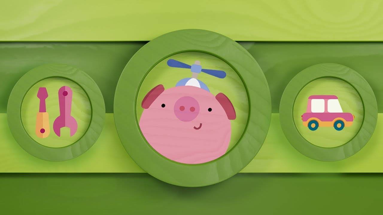 Aprendemos en el Taller de Oink | vehículos | Para Niños 🌈 Pim Pam Pino