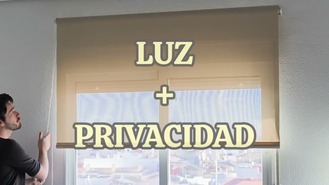 Truco para tener luz natural y privacidad al mismo tiempo 👀☀️ - Estores Screen HORIZONTAL