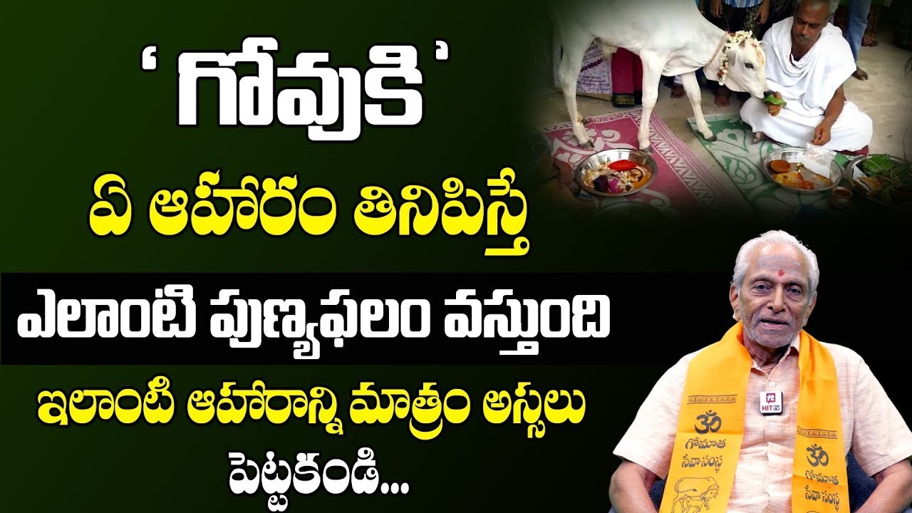 ఆవు కి ఏ ఆహారపదార్థాలు తినిపిస్తే దోషాలు పోయి పుణ్యం వస్తుంది || Gopala Krishna