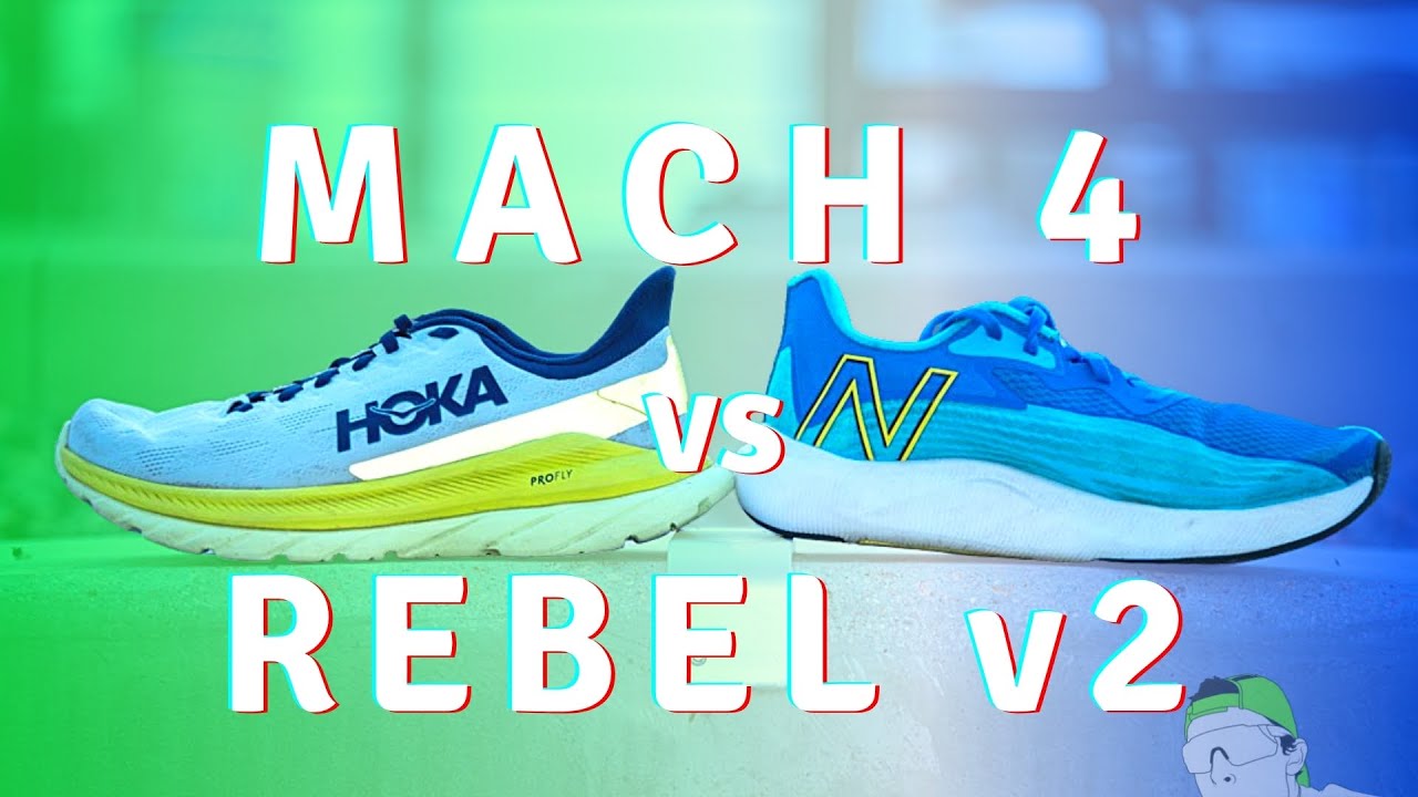 EPIC BATTLE: Hoka Mach 4 vs New Balance Rebel v2