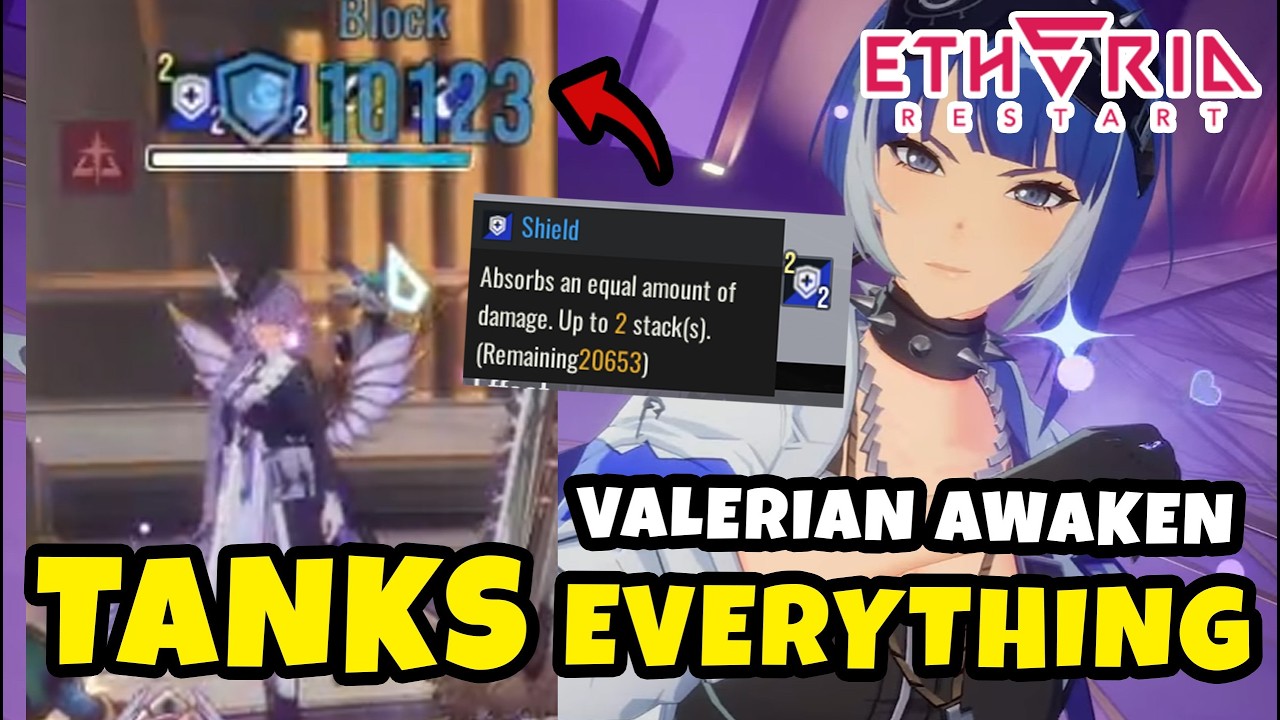 Why Heal When You Can SHIELD? | Valerian Awakening PvP Showcase | Etheria Restart