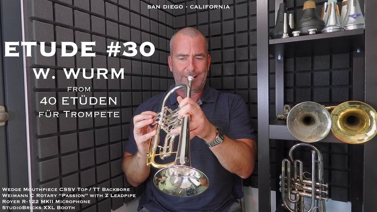 WURM Etude #30 from 40 Et&uuml;den f&uuml;r Trompete by Wilhelm Wurm