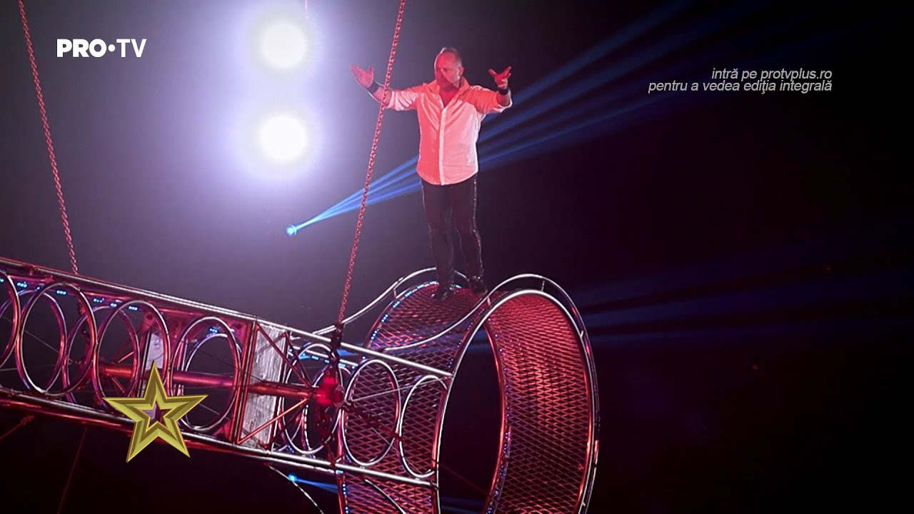 Românii au talent 2021: Jurgen Bonaccini a prezentat un număr spectaculos pe ”Roata Morții”