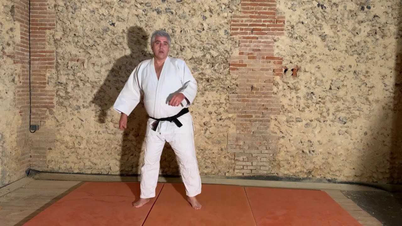 vidéo judo ceinture orange en confinement