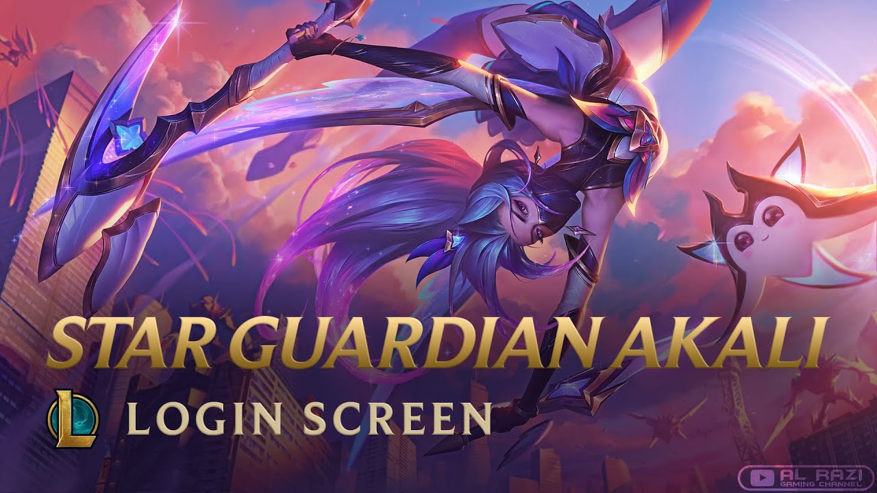 Star Guardian Akali | Login Screen | Animated Splash Art - League of Legends
