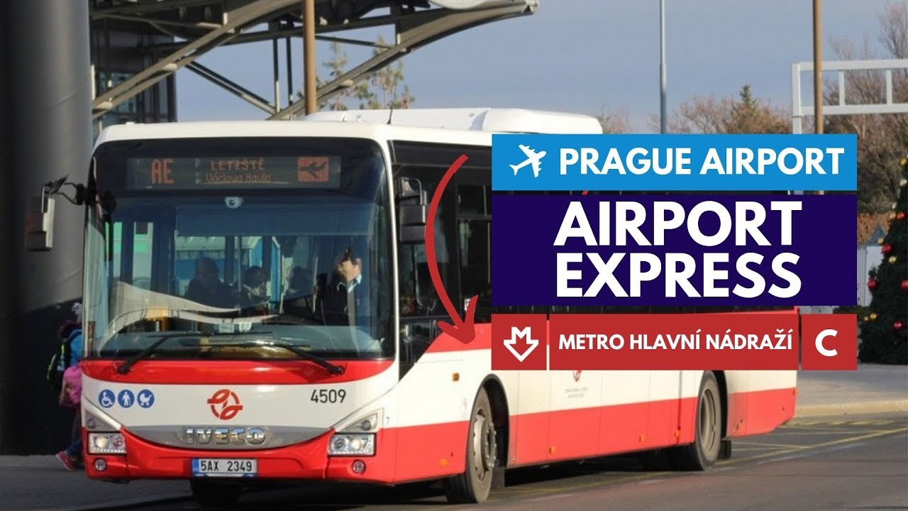 How to get from Prague's airport to the city centre Airport Express to Prague main railway station