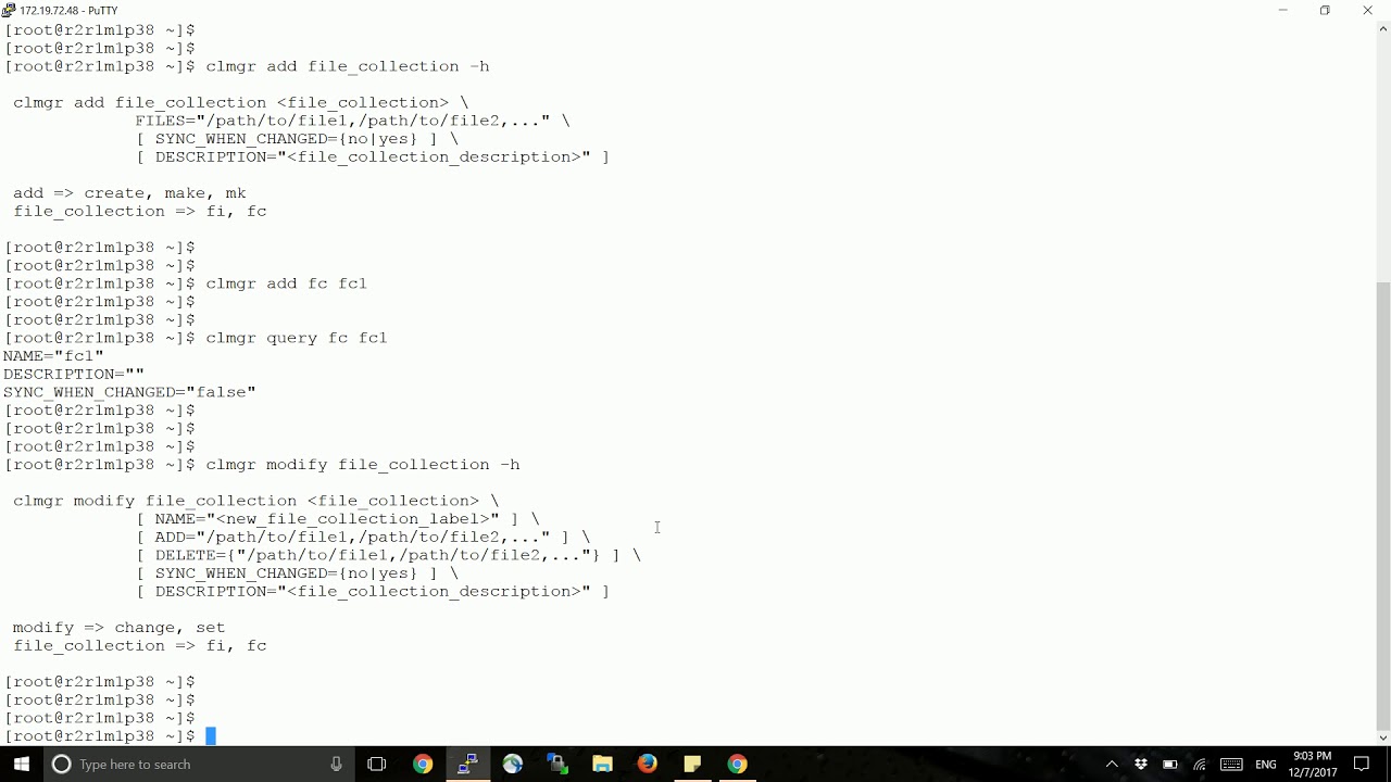 PowerHA on Linux File Collection Operations