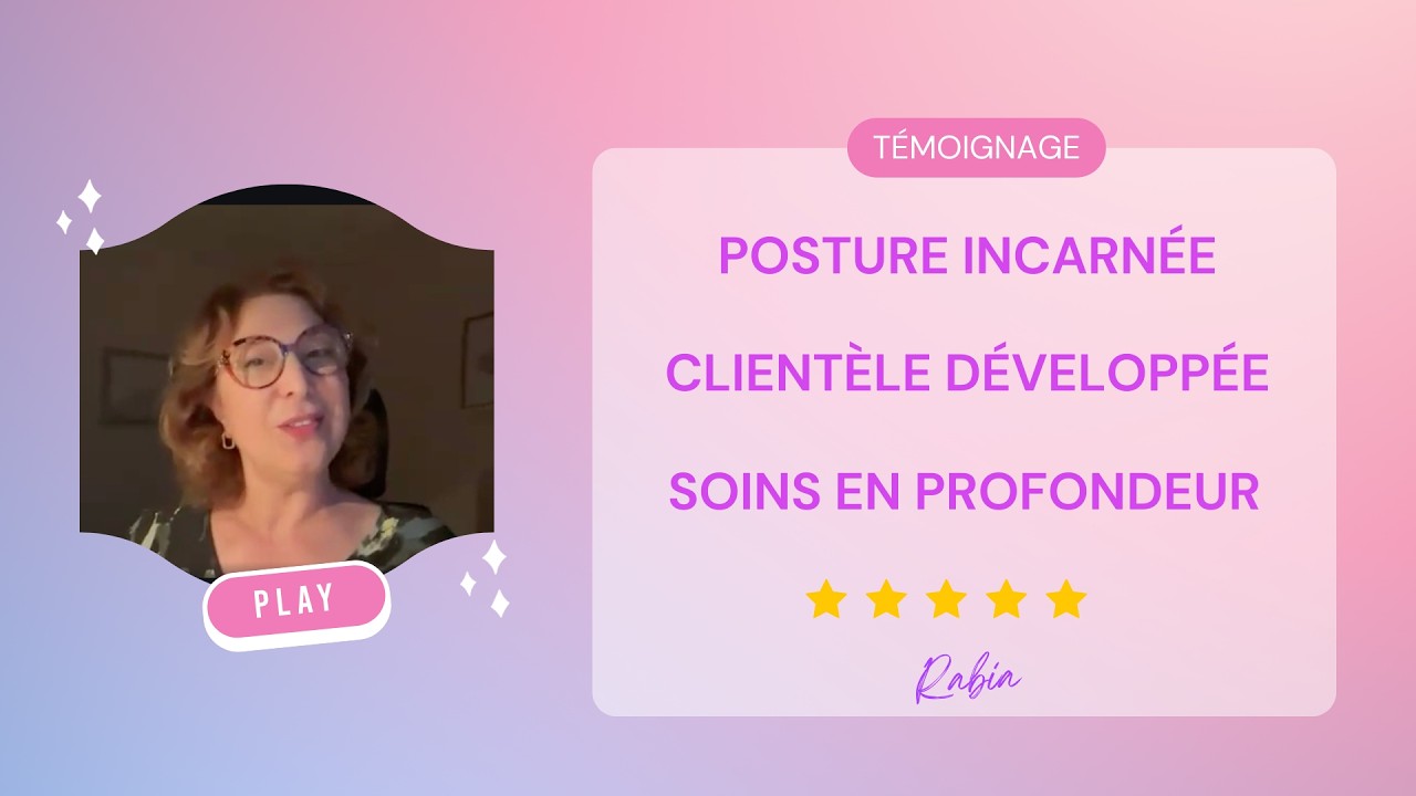 Le chemin de Rabia: Posture incarnée. Clientèle développée. Soins en profondeur.