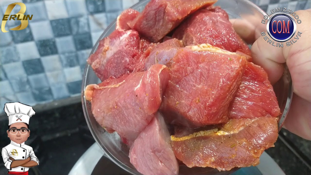 FEIJÃO COM CARNE FRESCA.