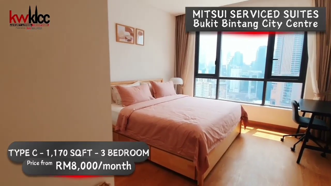 [ For Rent] Mitsui Serviced Suites, Bukit Bintang City Centre