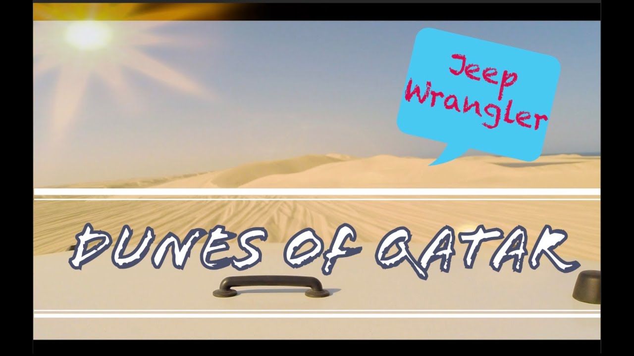 Sand Dunes driving on a Jeep Wrangler 4x4