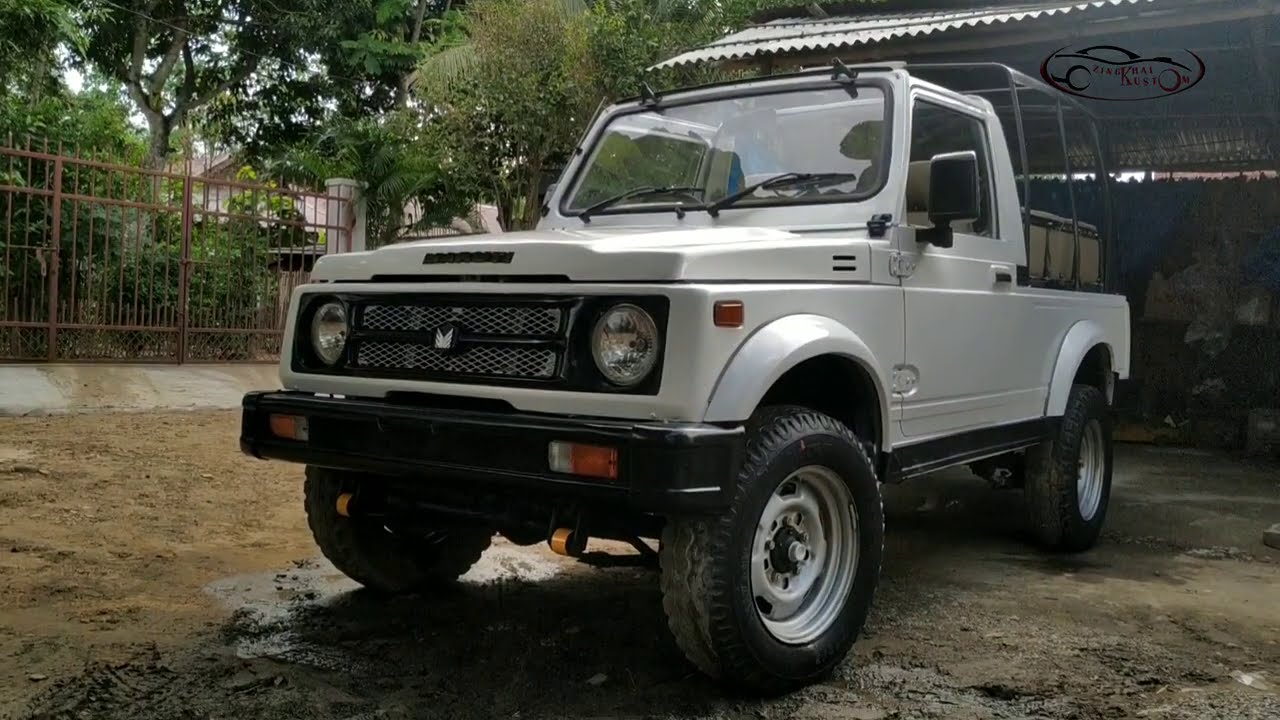 Maruti  Gypsy body Painting || Car Painting from home, Nagaland