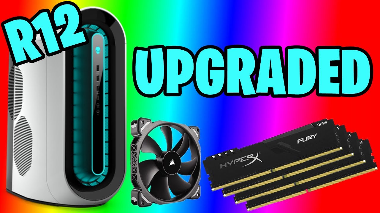 Alienware Aurora R12 RAM and Fan Upgrade - Links In Description