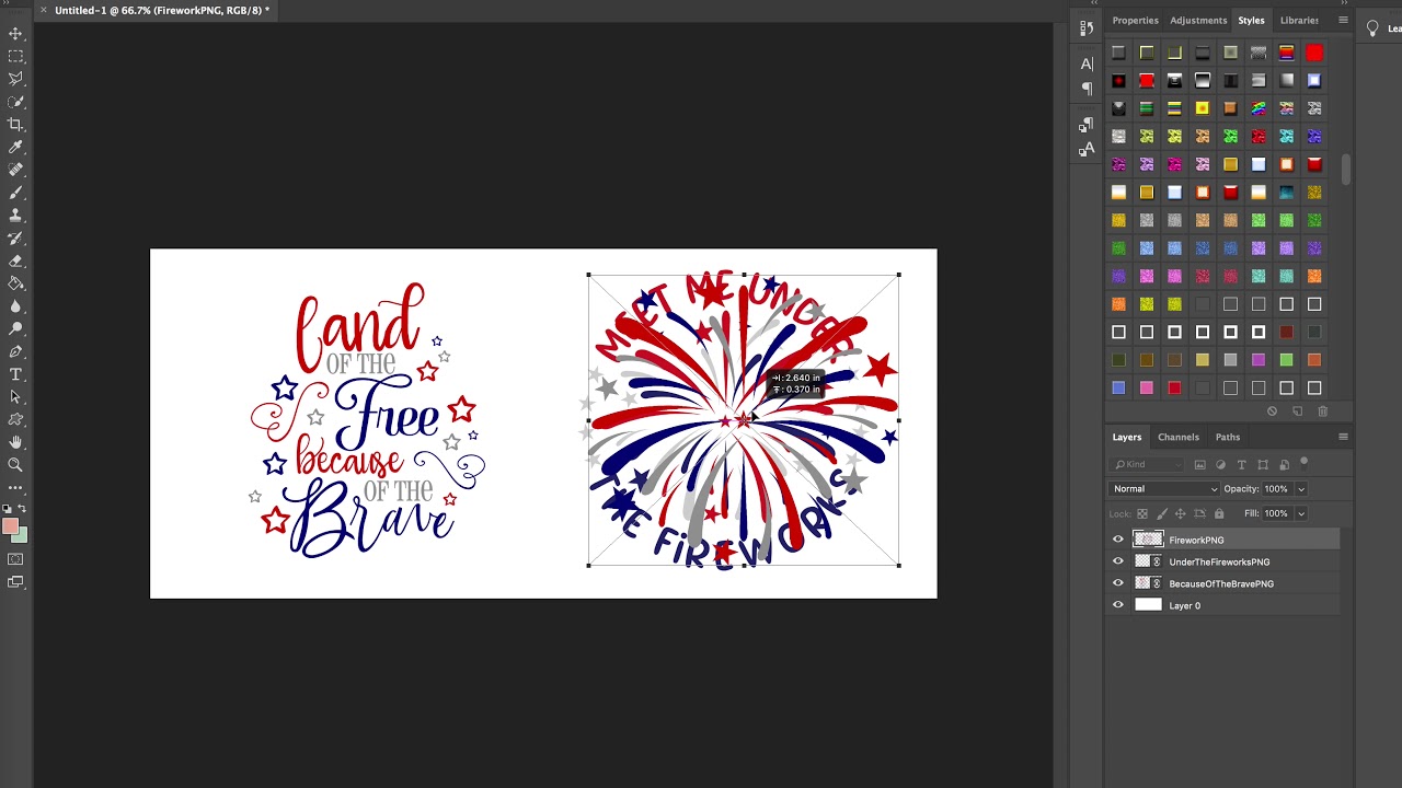 How to create a mug template in PS
