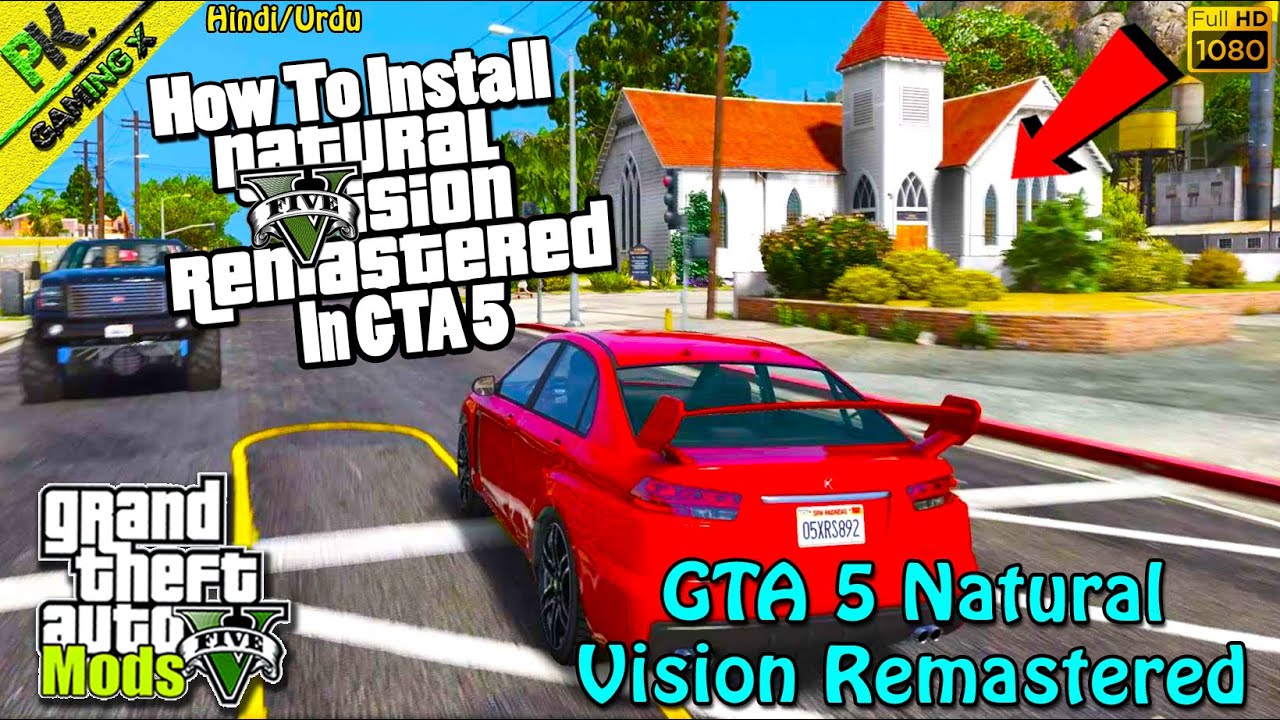 ✅How To Install Natural Vision Remastered Graphics Mod In GTA 5🔥[ Visual V & NVR Mod ]😱Free Version